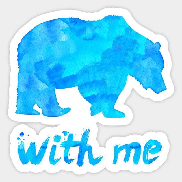 Bear With Me Sticker by SeaAndLight